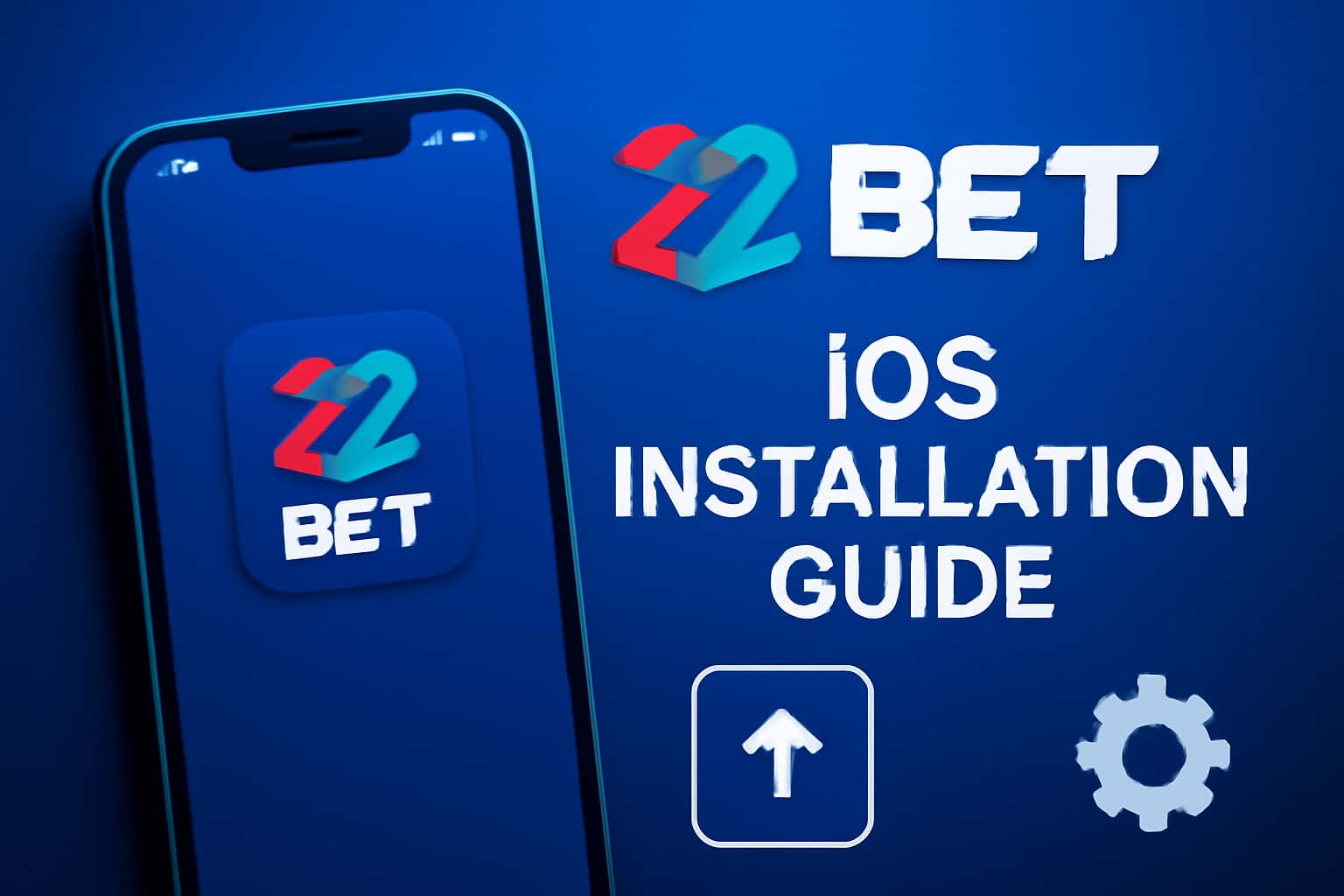 An informative visual representation of the 22bet iOS Installation Guide.