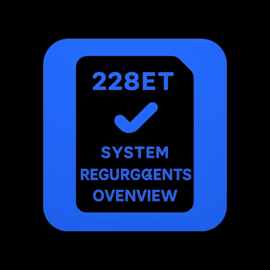 A professional icon representing the 22bet System Requirements Overview.