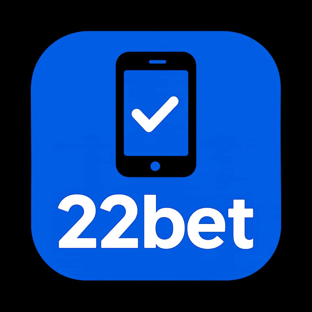 Icon representing app compatibility for 22bet.