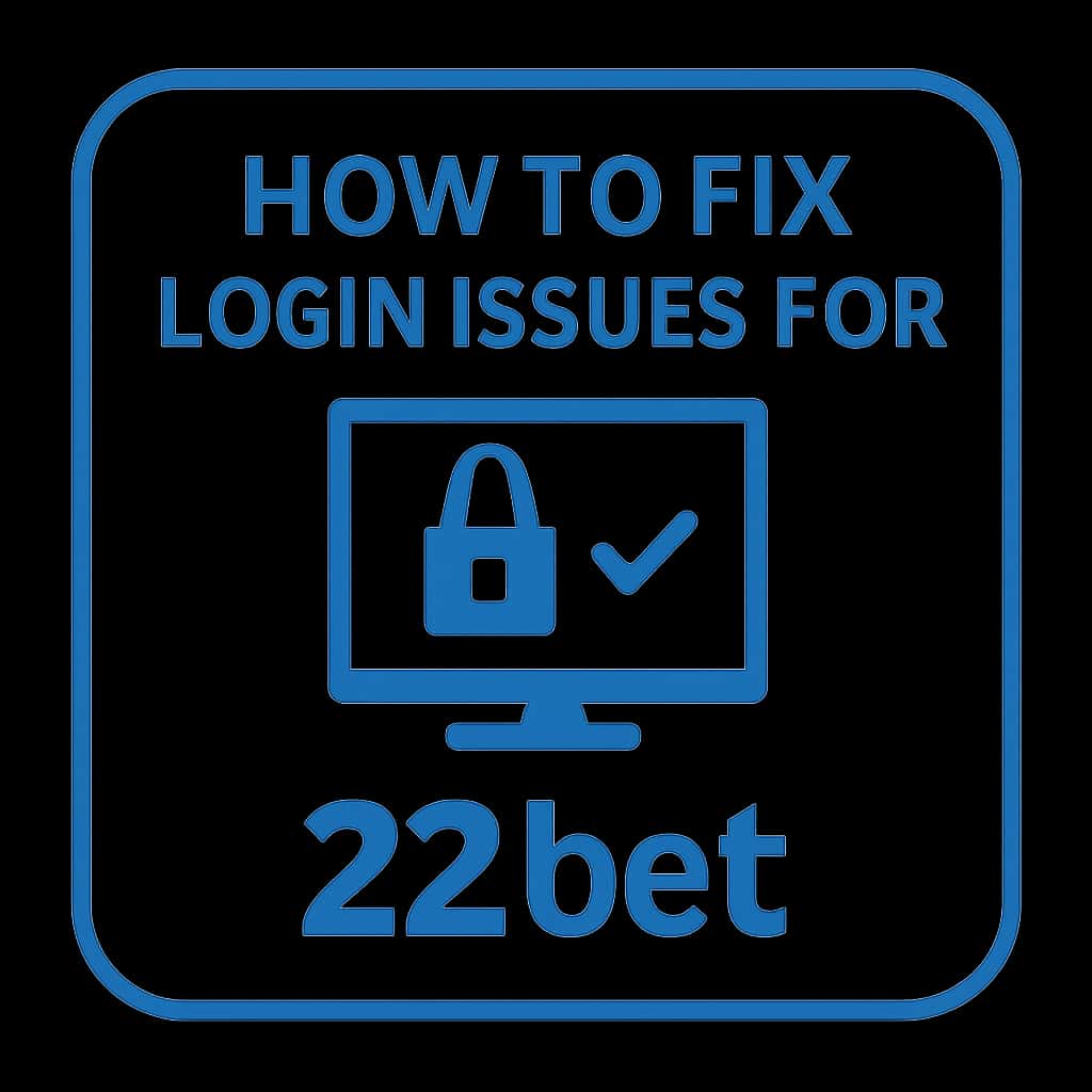 An icon design symbolizing support for 22bet login issues.